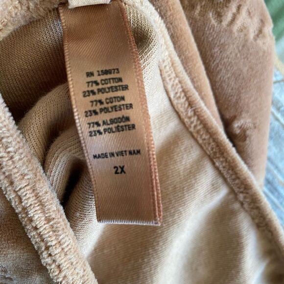 Skims Tan Dress Velvet - Picture 5 of 6